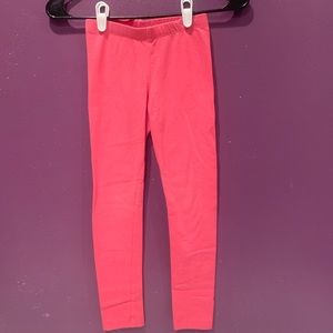 Girls pink leggings